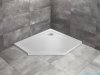 Radaway Doros Pt E Stone brodzik pięciokątny 100x80x5cm prawy biały SDRPT1080-01-04SR